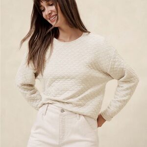 Banana Republic Quilted Sweatshirt